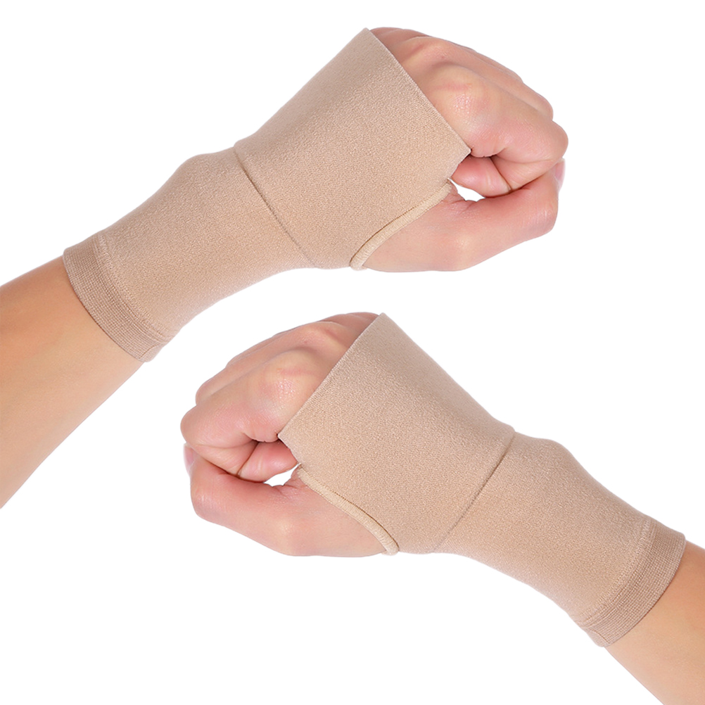 Masteelf 1 Pair Carpal Tunnel Wrist Sleeve Compression Hand Brace Support Sleeve for Arthritis Tendonitis Bursitis Wrist Sprain(L)